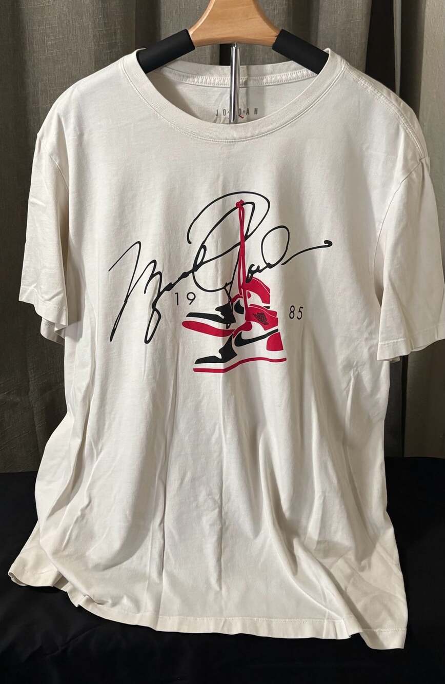 Jordan AJ85 Signature T-Shirt Size XXL White
